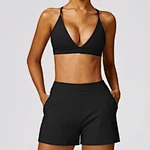 Yoga Shorts And Top Set